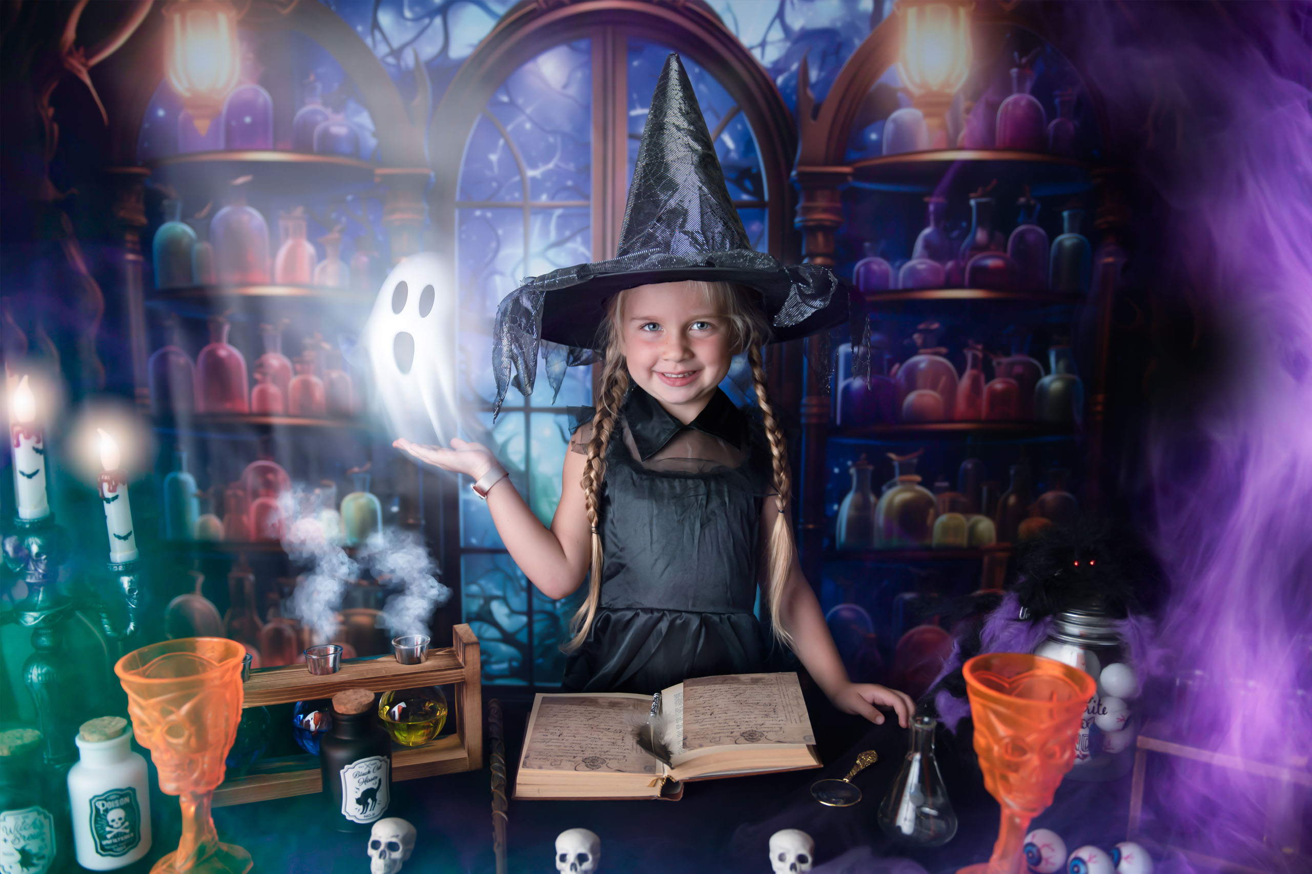 Halloween-sorcière-potion